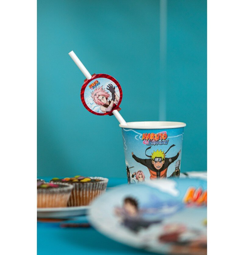 Naruto - Papsugerør 8 stk