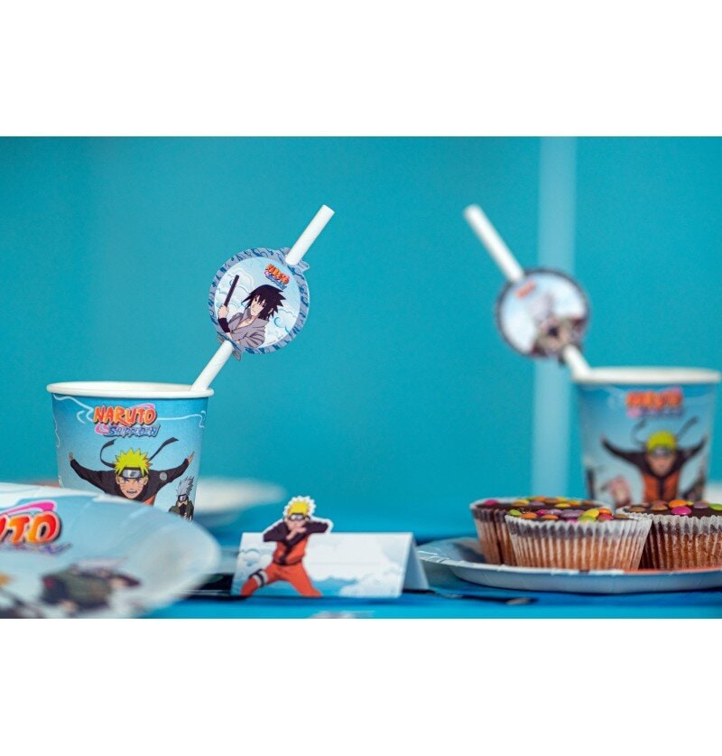 Naruto - Papsugerør 8 stk