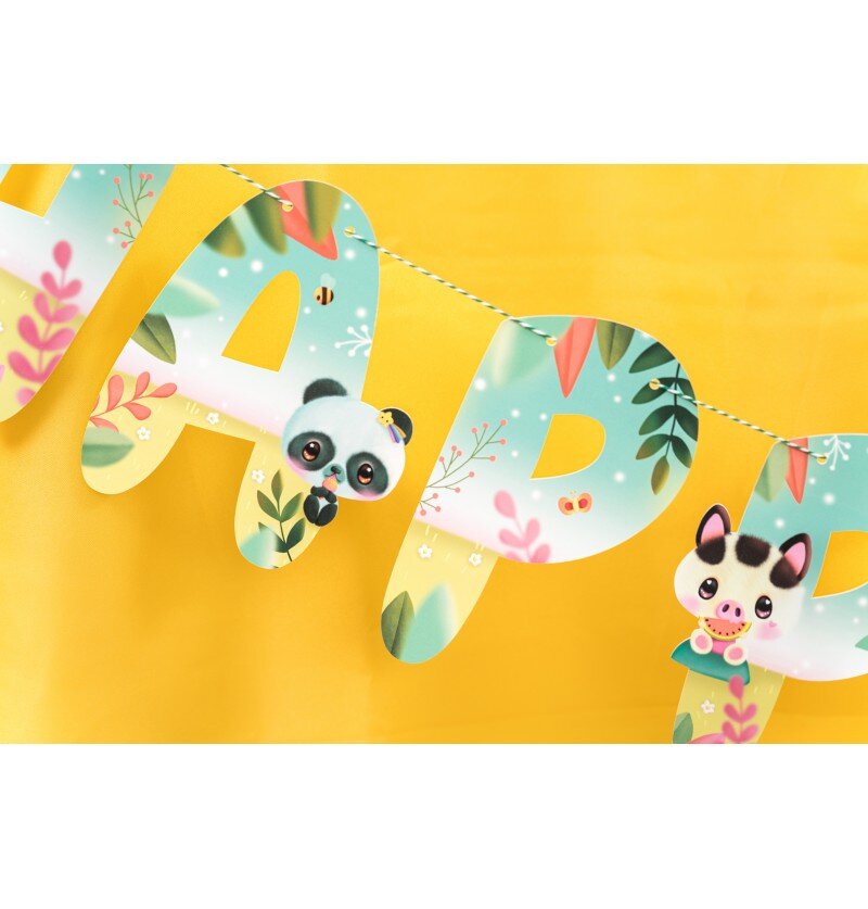 Bangoberry - Guirlande Happy Birthday 2 meter