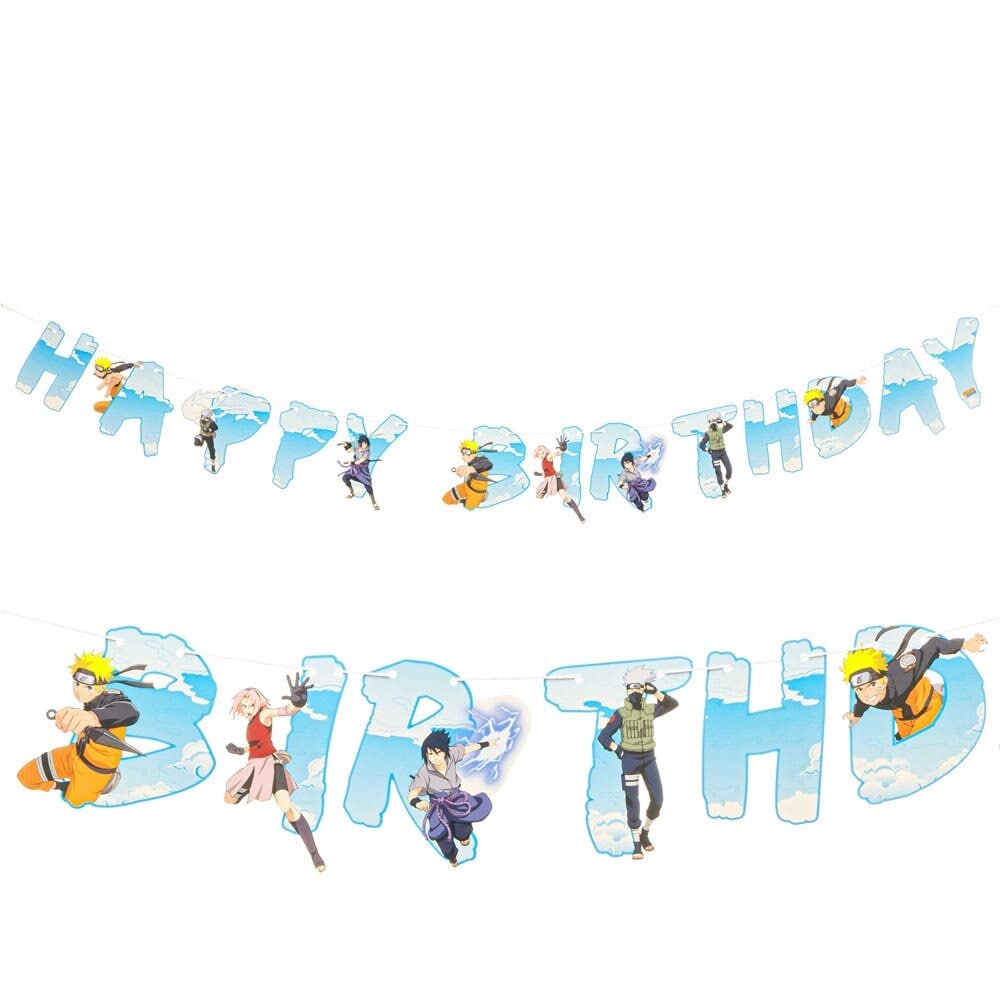 Naruto - Guirlande Happy Birthday 200 cm