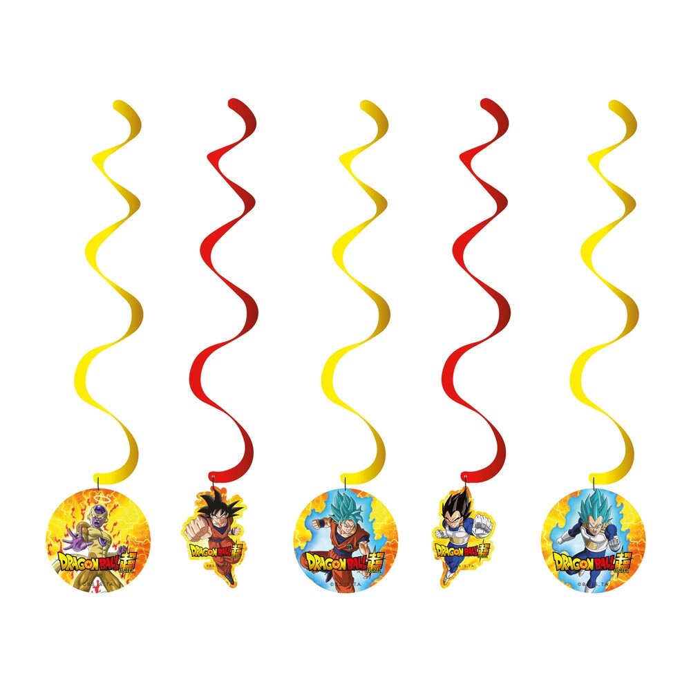 Dragon Ball - Hængende Swirl Dekorationer 5 stk
