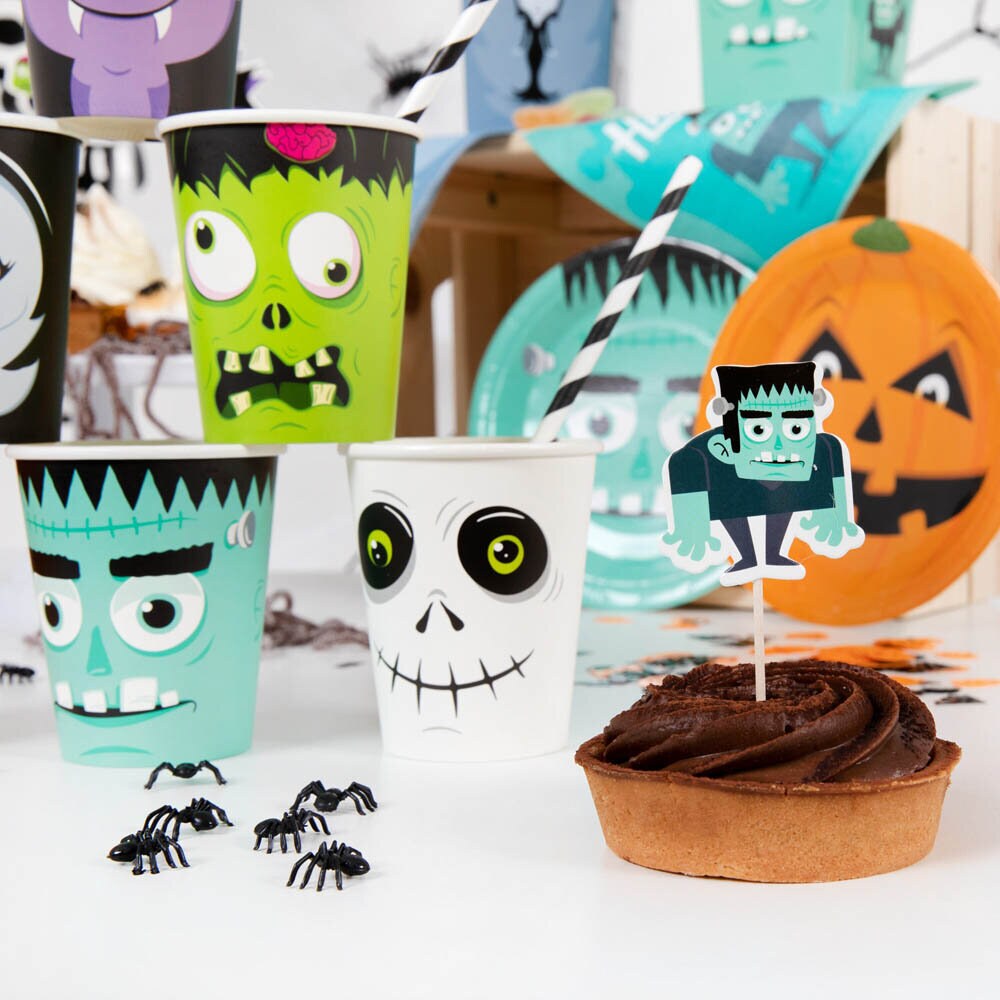Halloween Monsters Caketoppers 7 stk