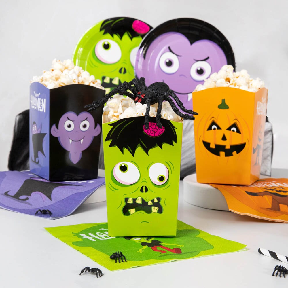 Halloween Monsters Popcornbæger 6 stk