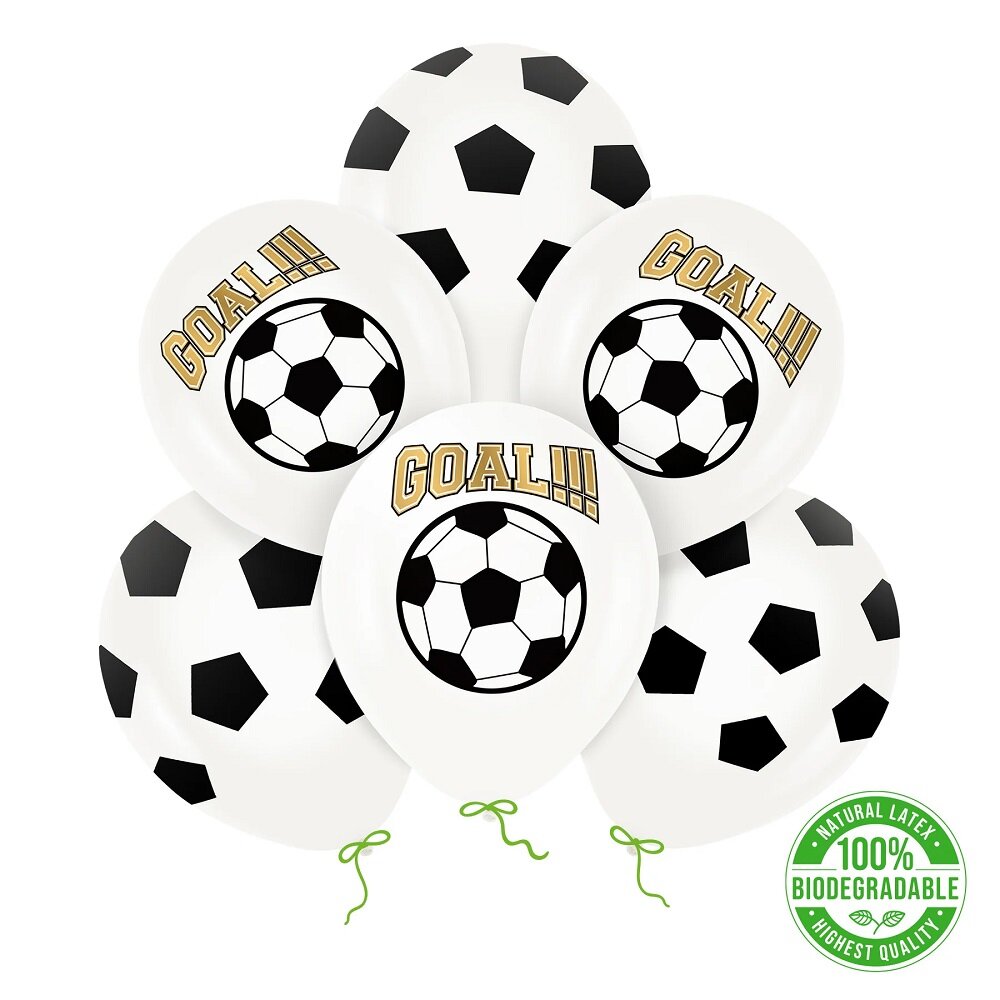 Fodboldballoner Goal 6 stk