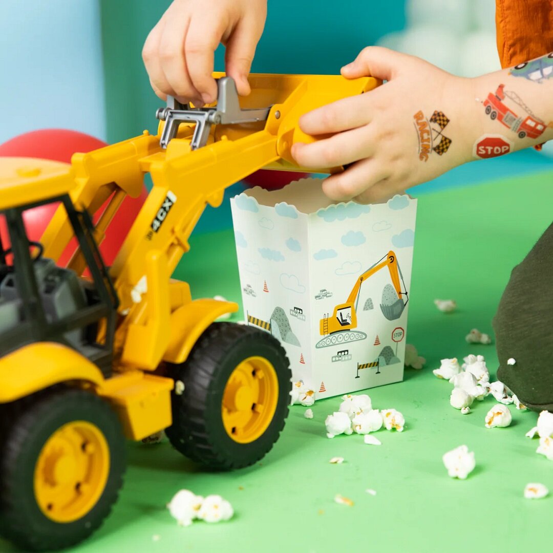 Køretøjer Popcornbokse 6 stk