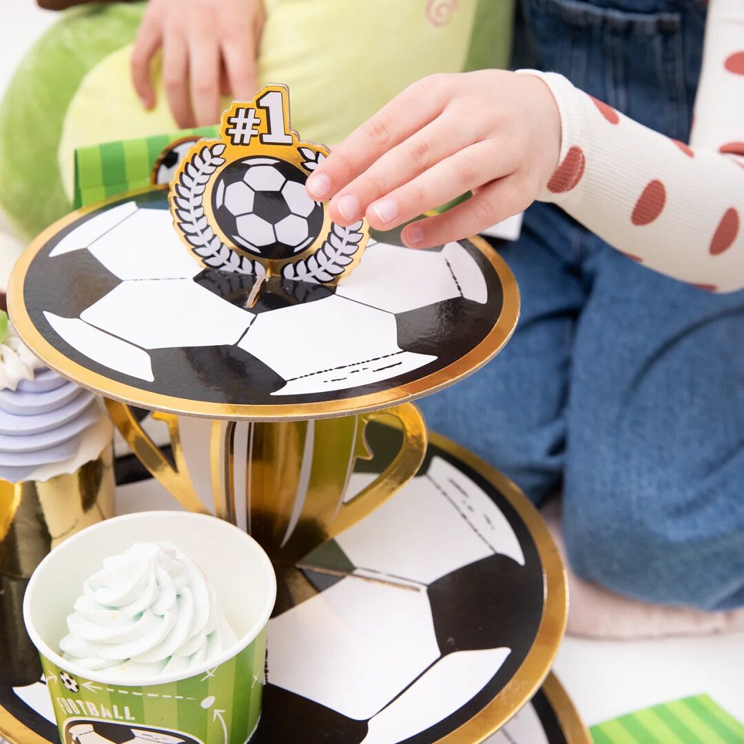 Fodbold Muffinstativ 41 x 34 cm