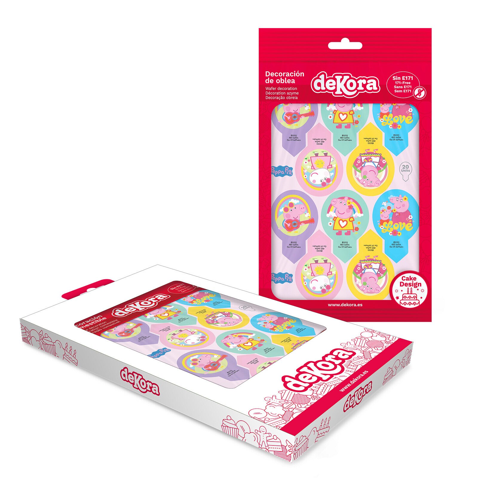 Gurli Gris - Muffindekorationer Vaffelpapir 20 stk