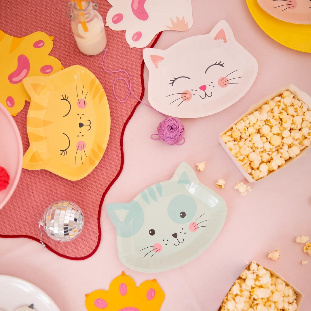 Kat Formede Tallerkener 6 stk