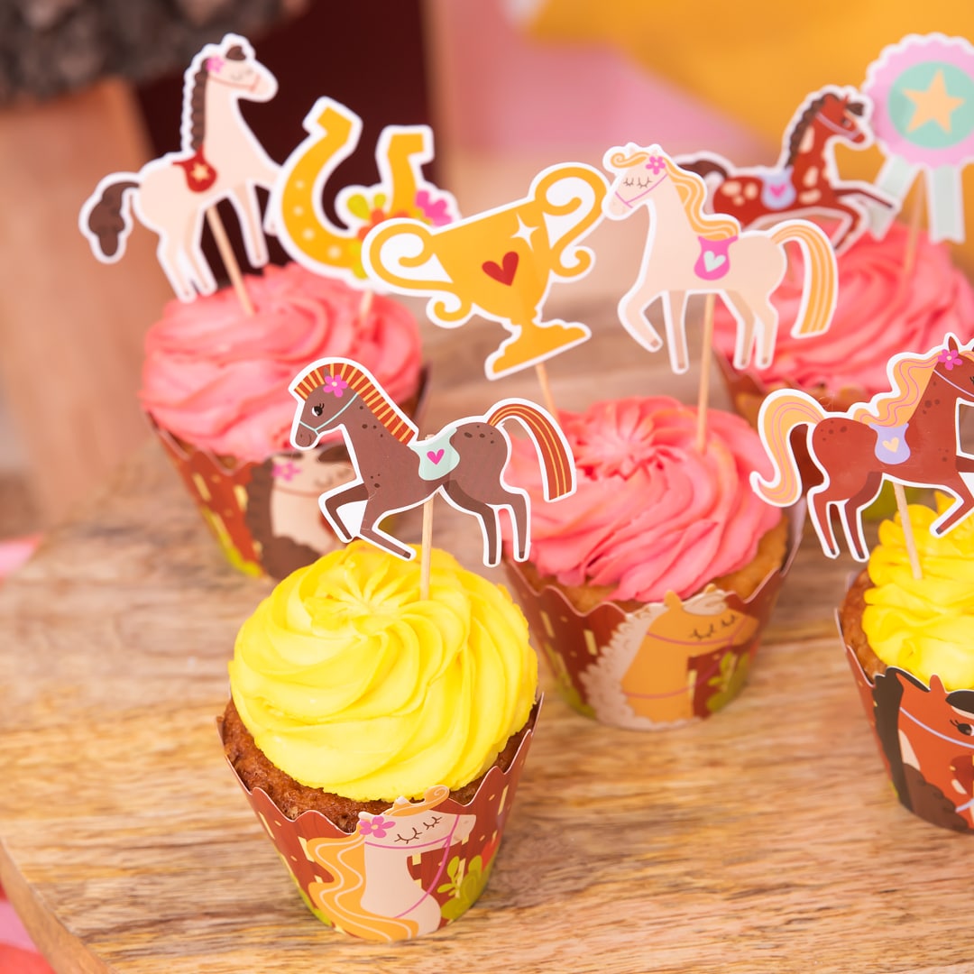 Heste - Cake Toppers 9 stk