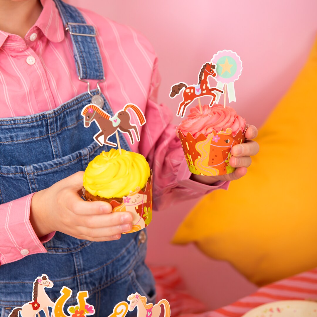 Heste - Cake Toppers 9 stk