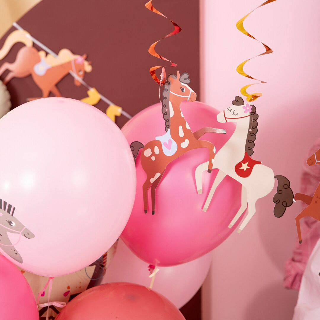 Hængende dekorationer med heste 6 stk