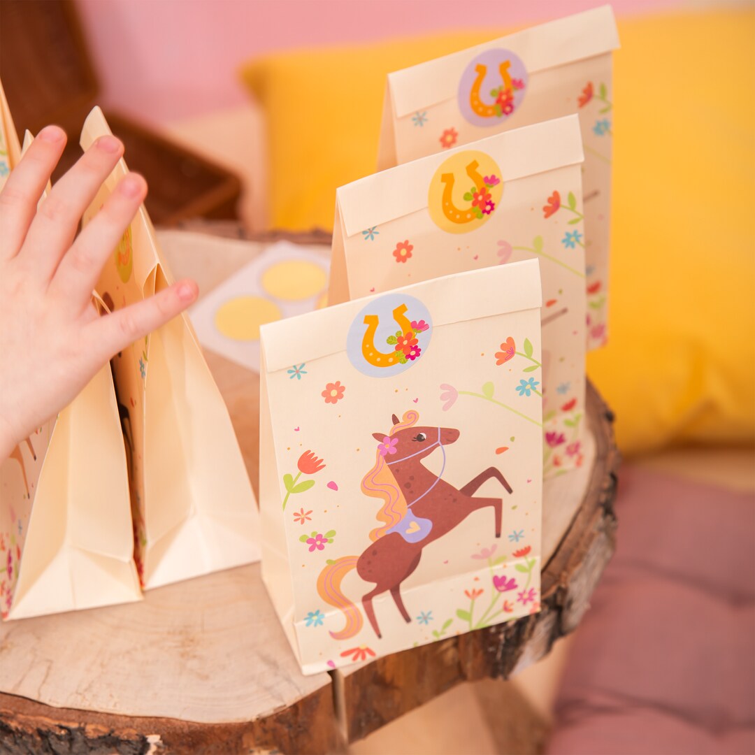 Heste - Slikposer 6 stk