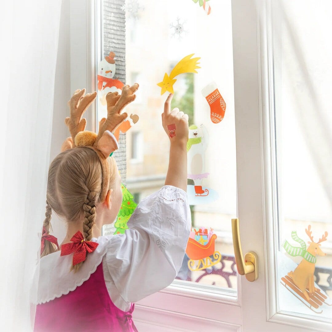 Vinduesklistermærker Julemotiver 30 stk.