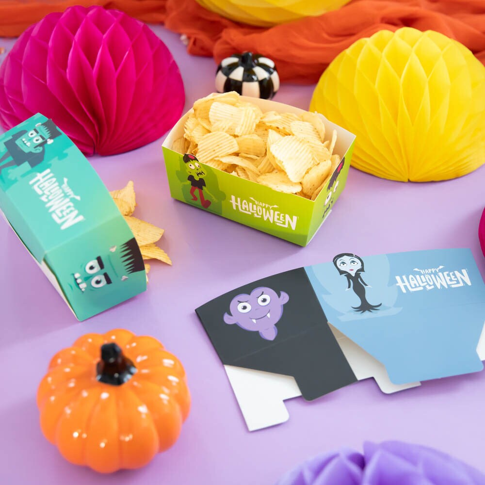 Halloween Monsters Snacksbokse 6 stk