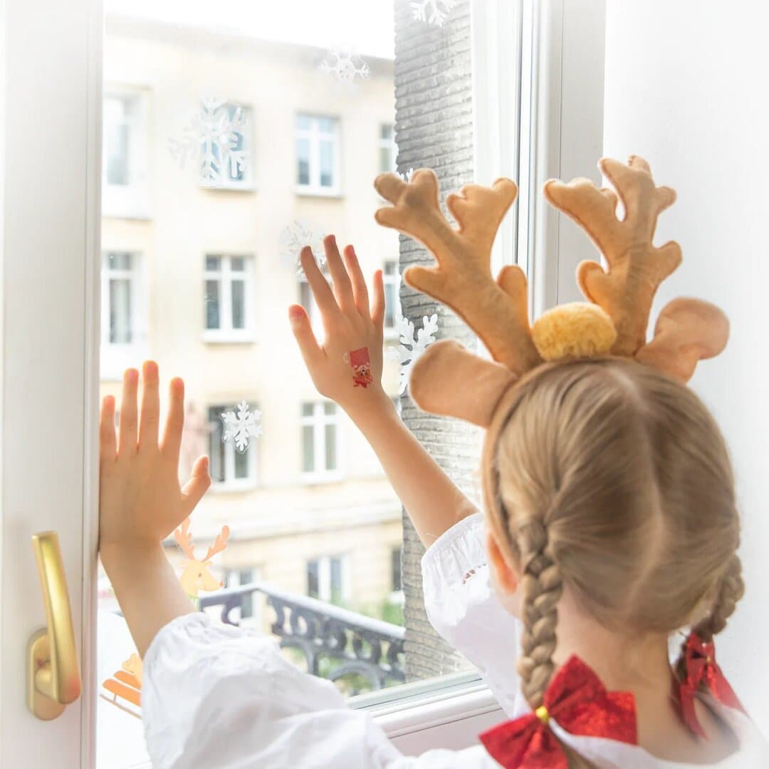 Vinduesklistermærker Snefnug 120 stk.