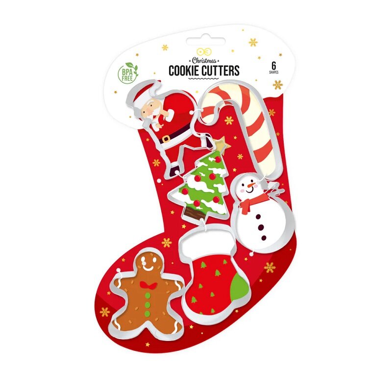 Peberkageforme af stål 6 stk