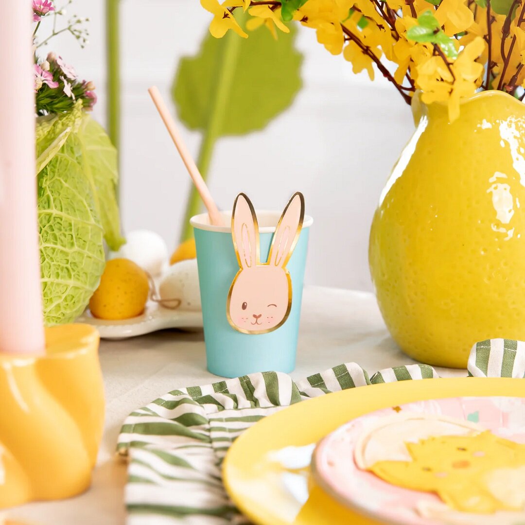 Papkrus Påskeharer 220 ml, 6 stk