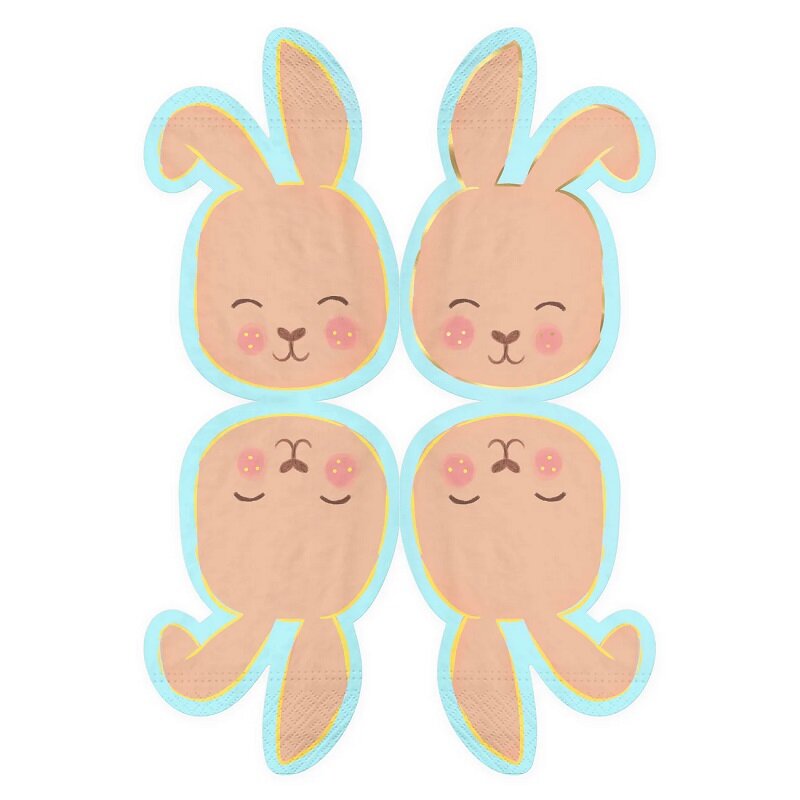 Servietter Påskeharer 10 stk