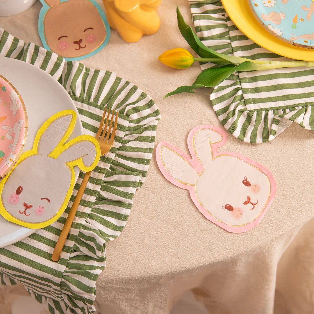 Servietter Påskeharer 10 stk