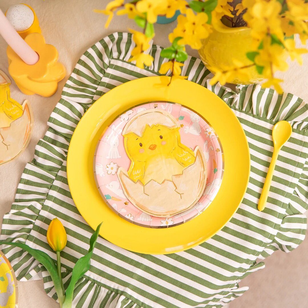 Påskeservietter kyllinger 10 stk