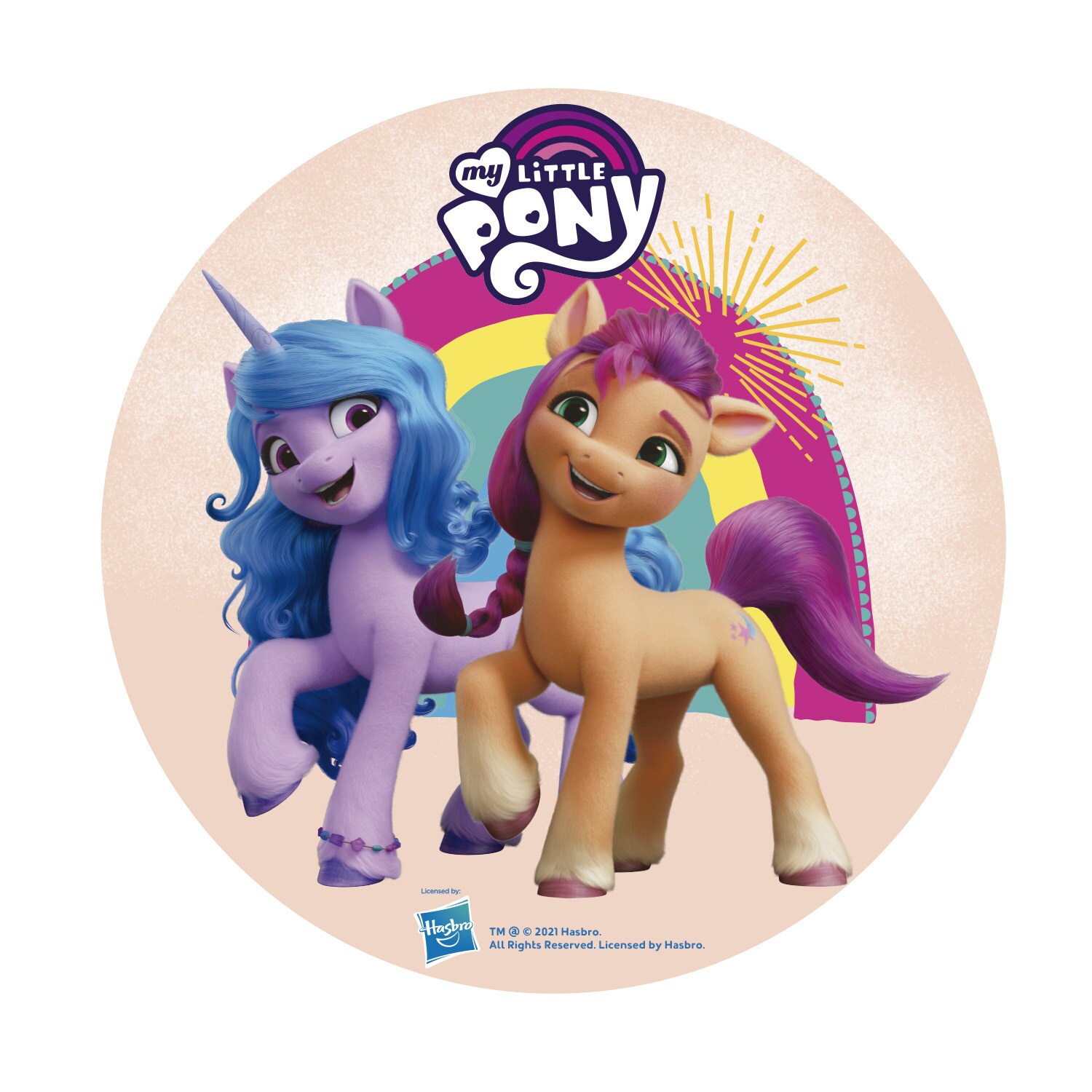 Kageprint My Little Pony - Vaffelpapir 20 cm