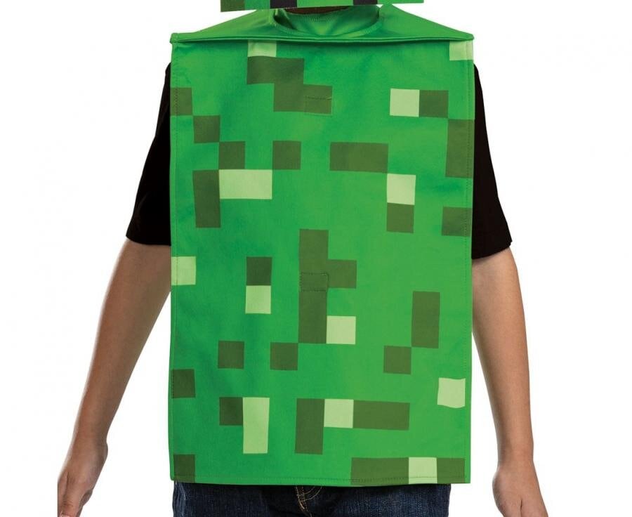 Minecraft Creeper Basic Kostume 4-6 år