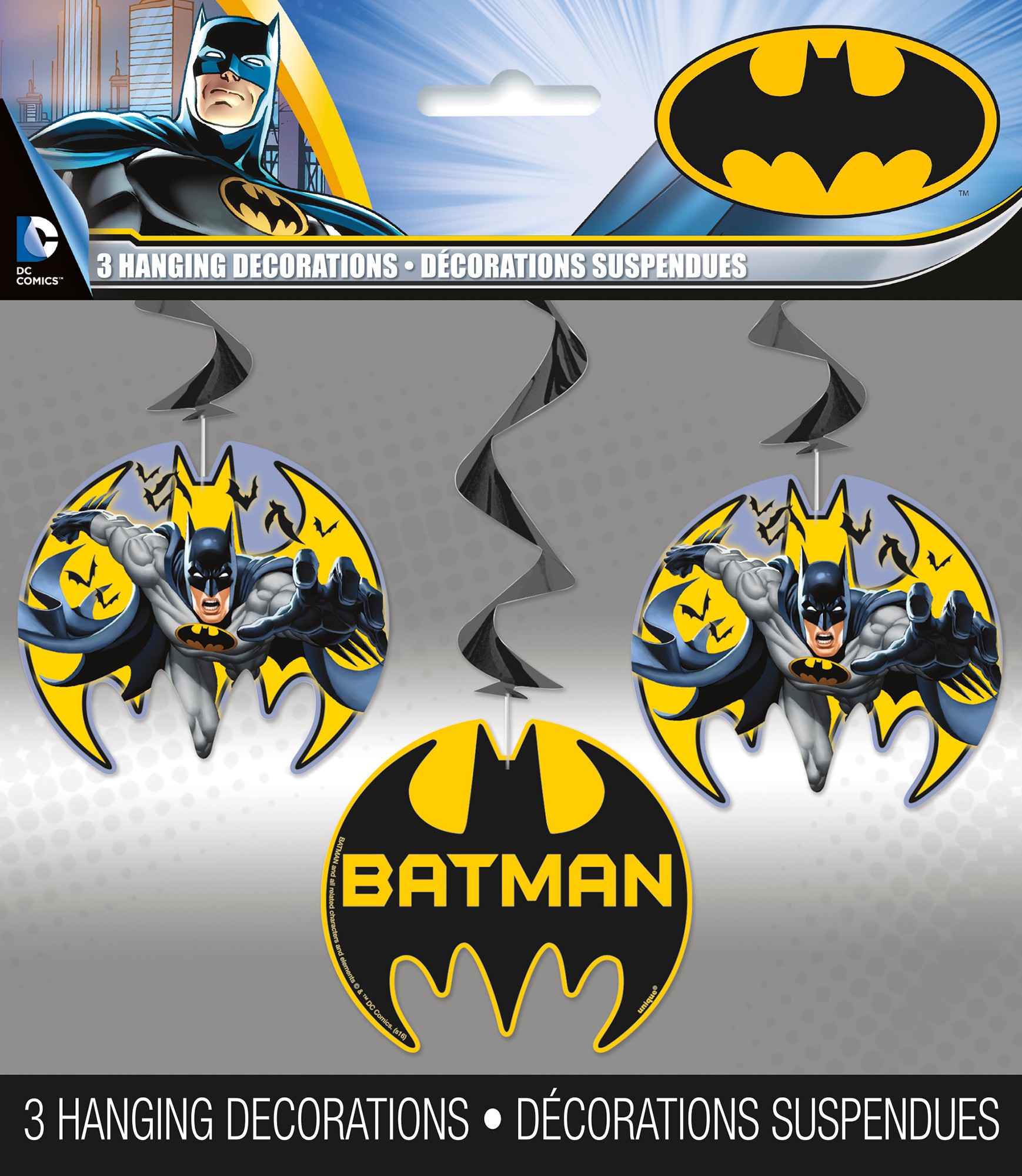 Batman - Hængende Swirl Dekorationer