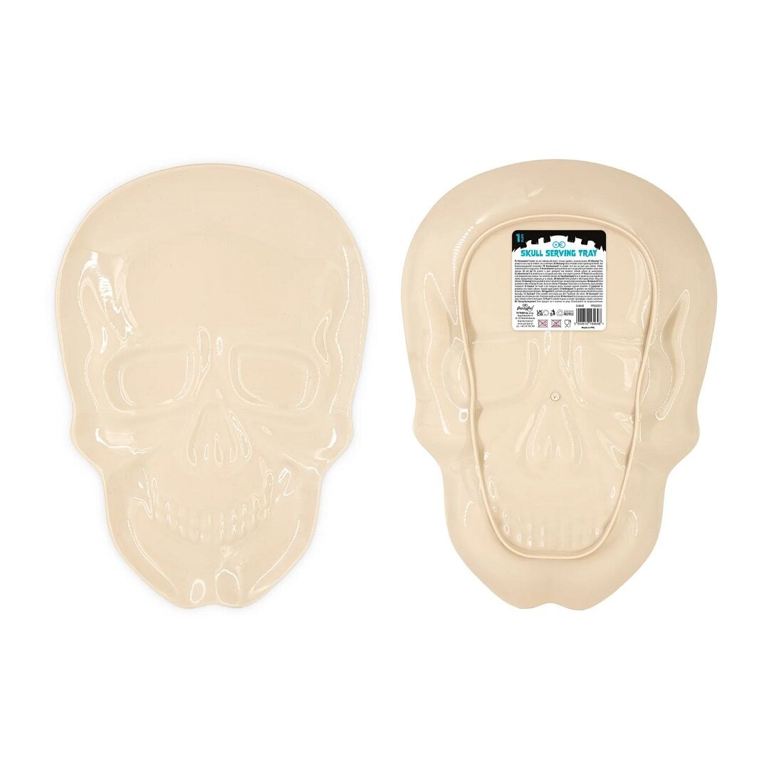 Snackfad Dødningehoved 23 x 33 cm