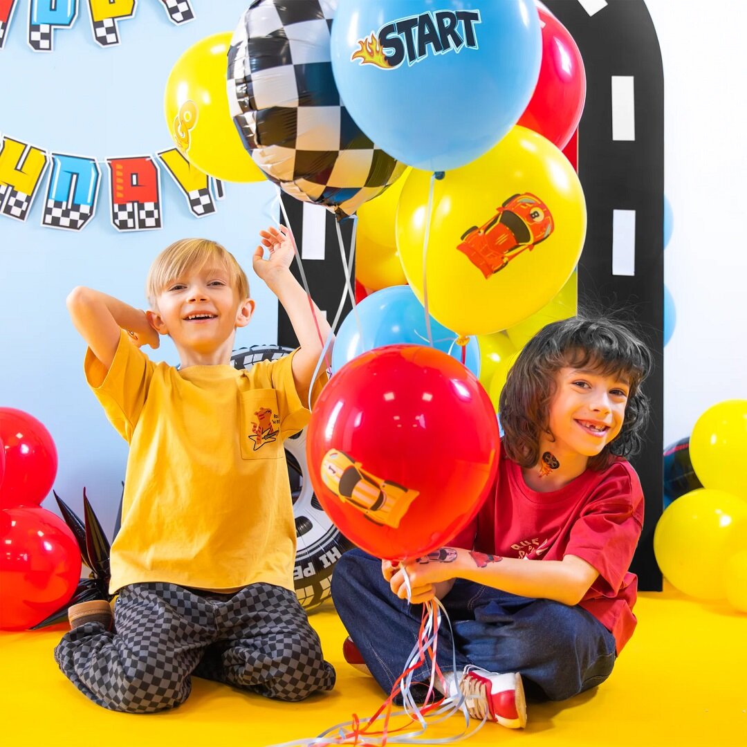 Racing Car Ballonmix 7 stk