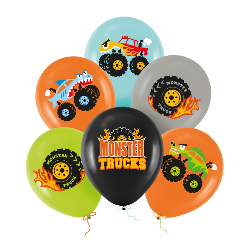 Balloner Monster Truck 6 stk