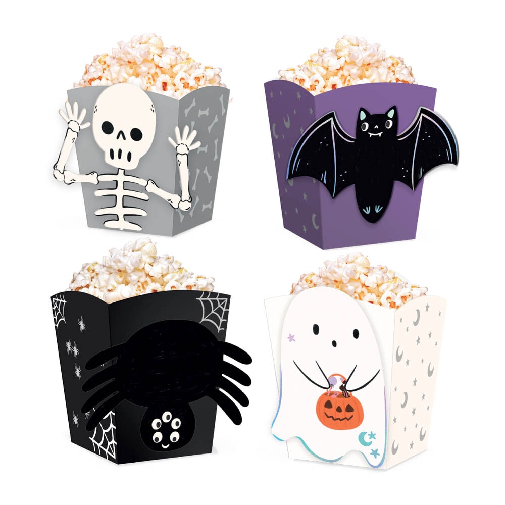 Spooky Friends Popcornbægre 4 stk