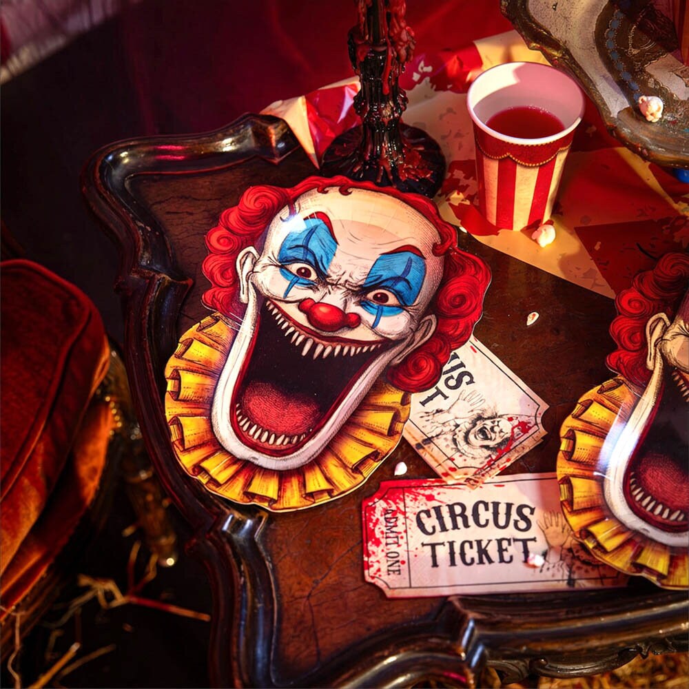 Halloween Freak Show Tallerkener 6 stk