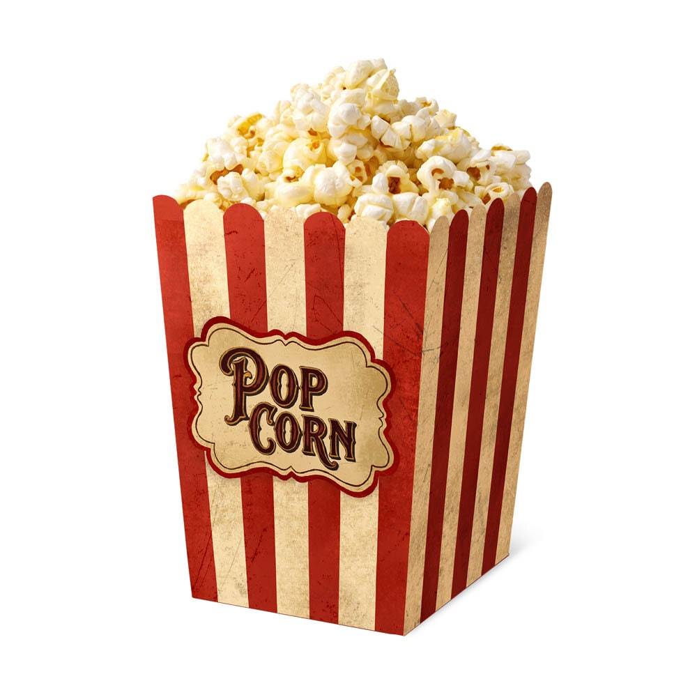 Halloween Freak Show Popcornbægre 6 stk