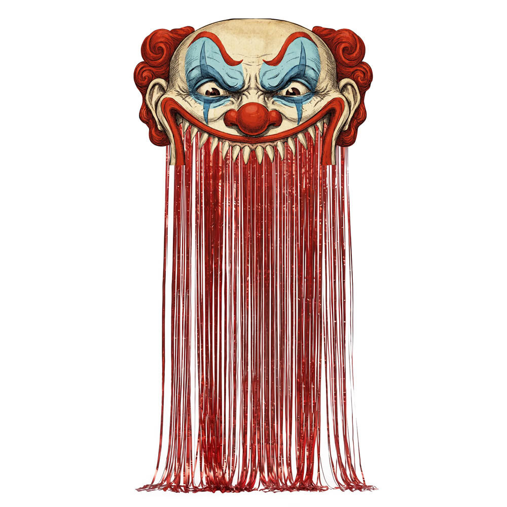 Halloween Freak Show Dørdekoration 145 x 89 cm
