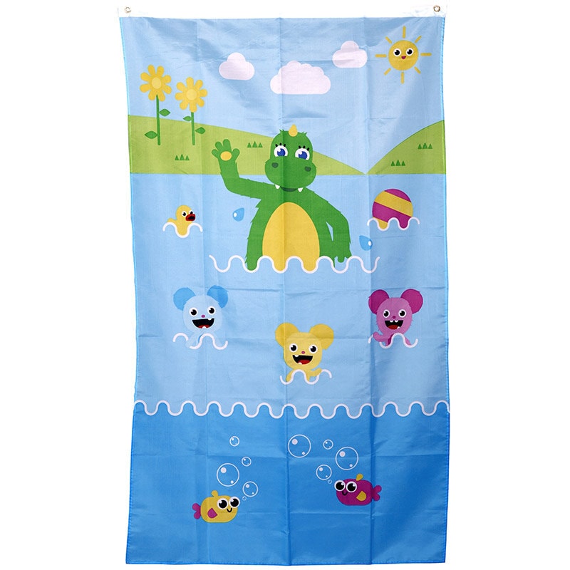 Fiskedam-forhæng 90x150 cm