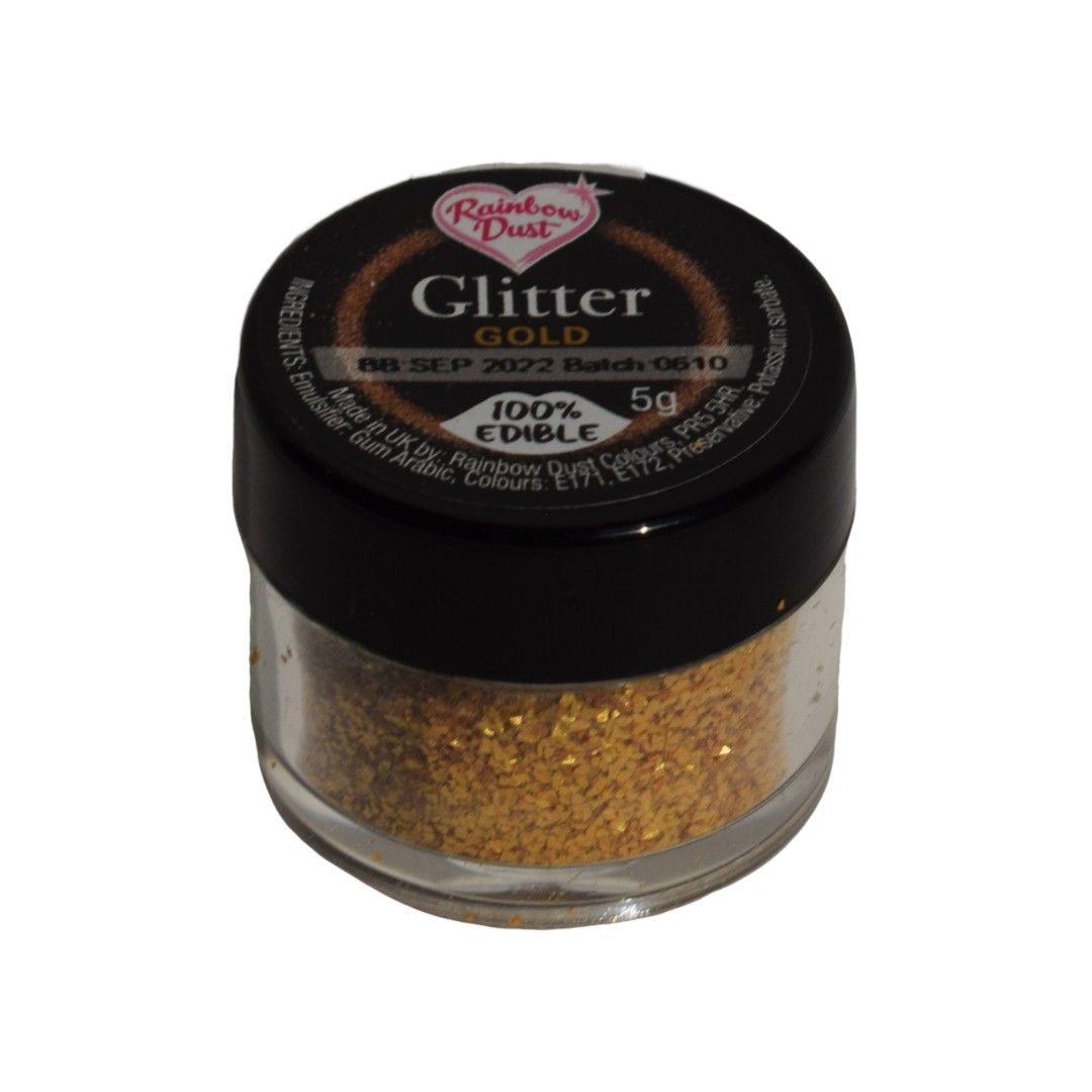 Rainbow Dust - Spiselig glitter gul