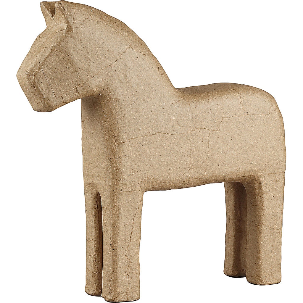 Byggesæt - Papirfigur hest 24,5 cm