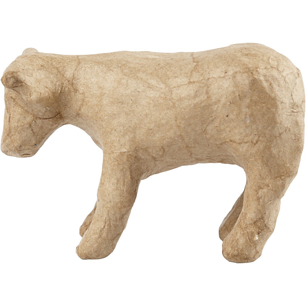 Byggesæt - Papirfigur ko 10,5 cm