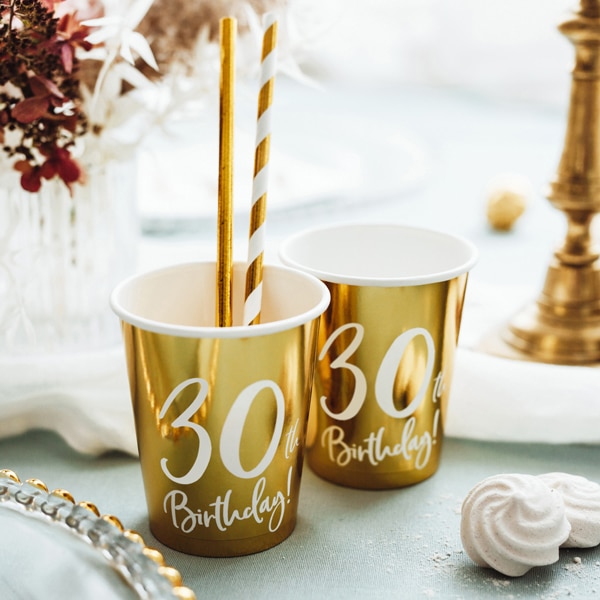 Guld 30 år - Papkrus 6 stk