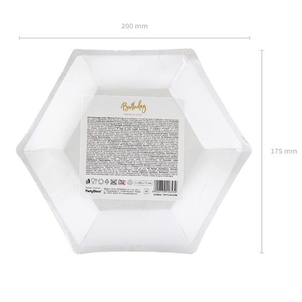 Guld 40 år - Tallerkener 6 stk