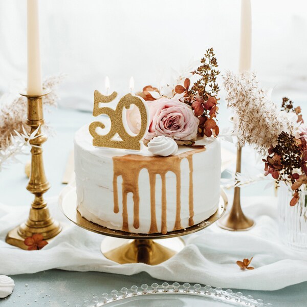 Kagelys Guld - 50 år 7,5 cm