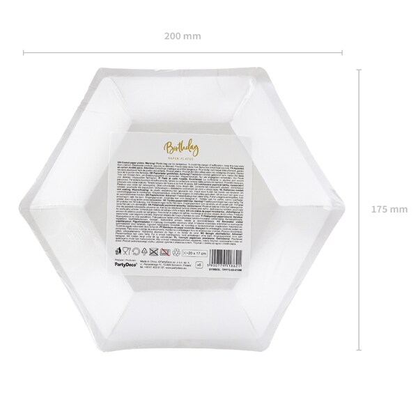 Guld 60 år - Tallerkener 6 stk