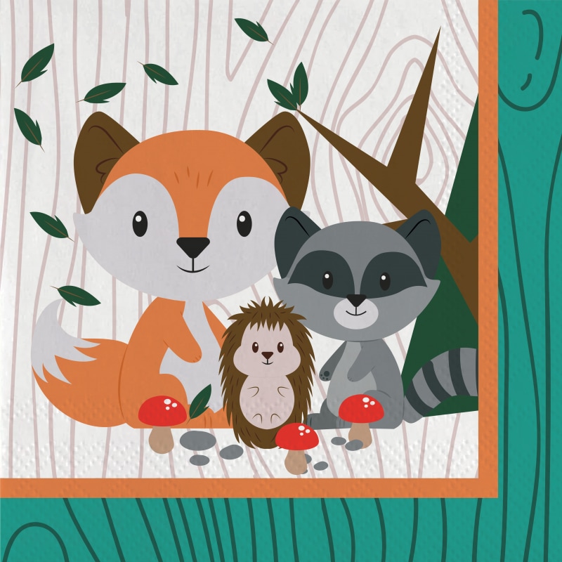 Woodland Animals - Servietter 20 stk