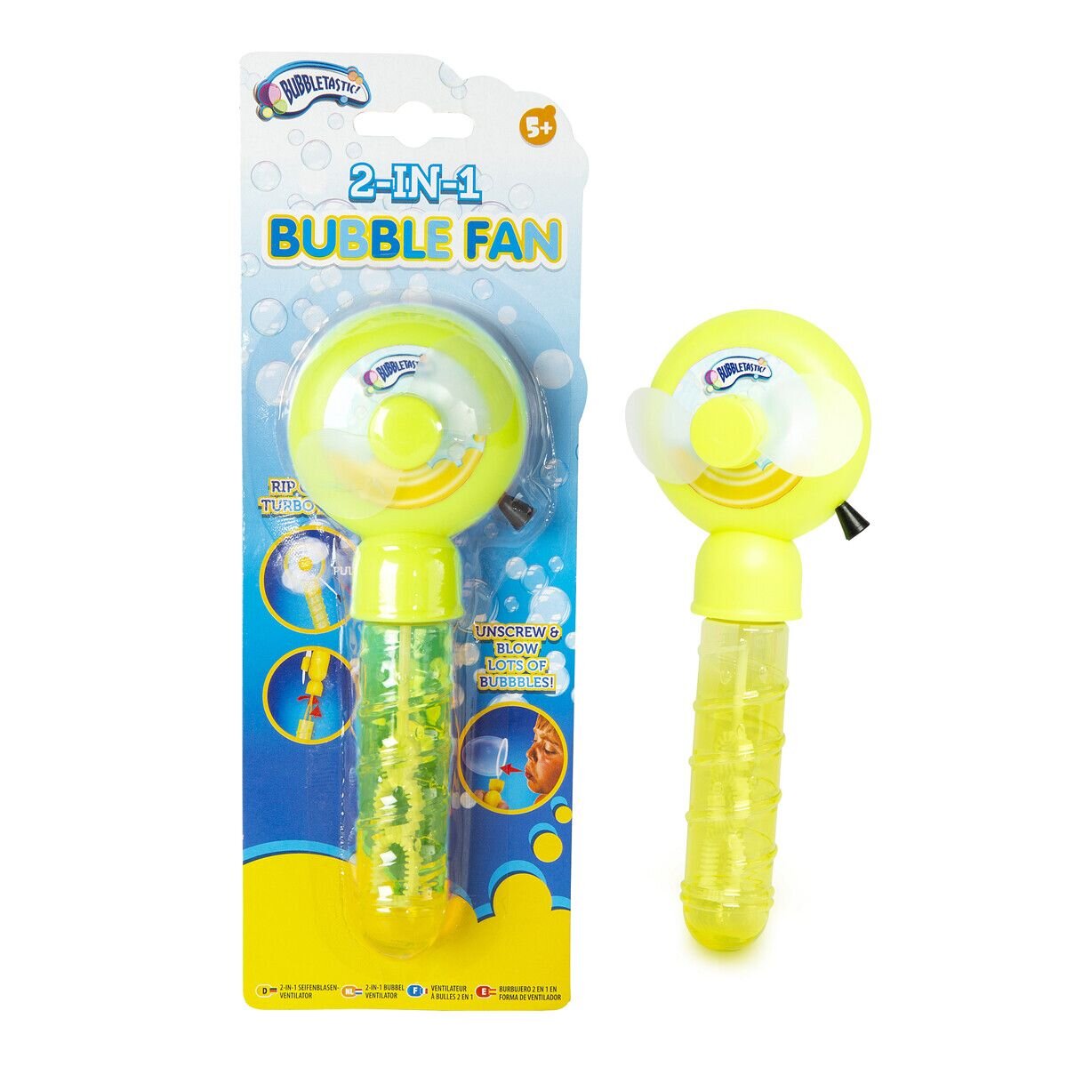 Sæbebobler med vifte