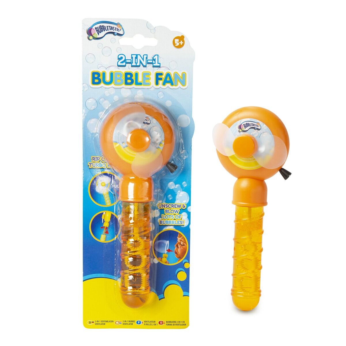 Sæbebobler med vifte