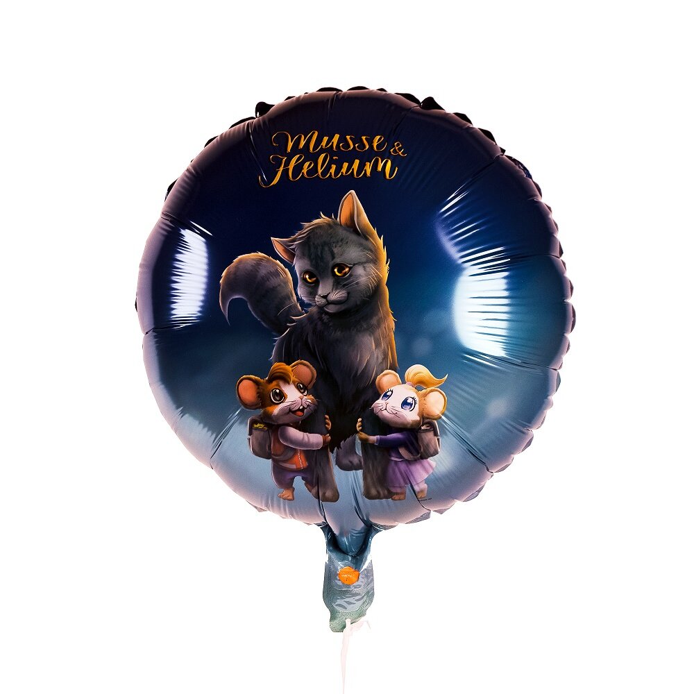 Musse & Helium - Folieballon 45 cm