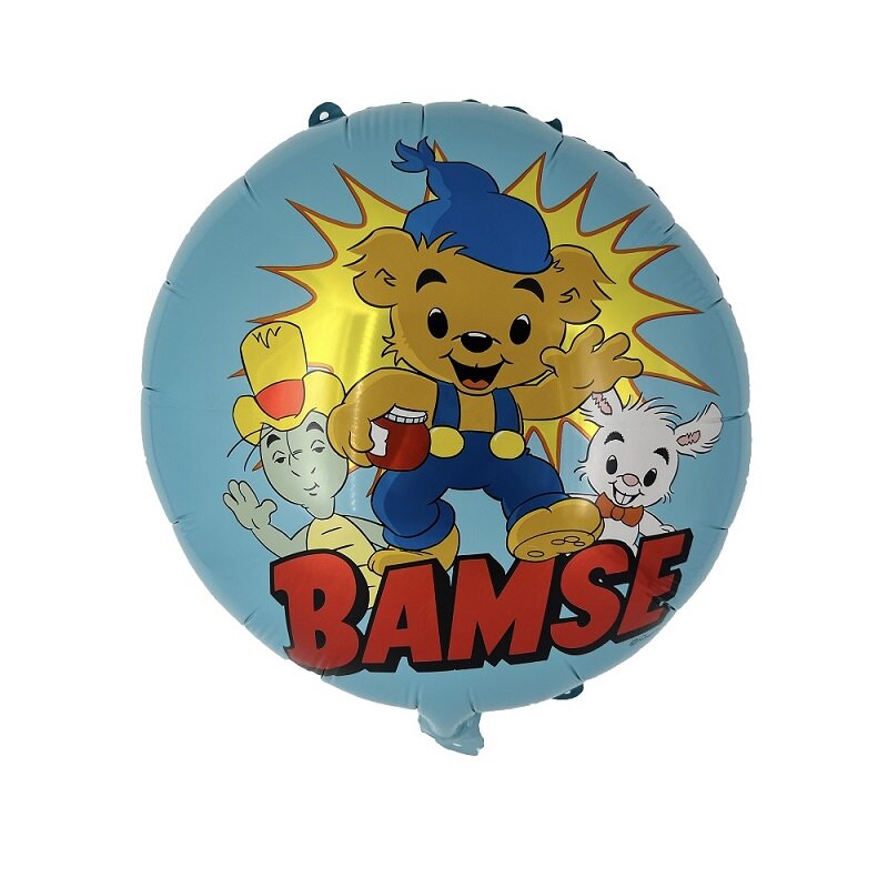 Bamse Folieballon Blå 35 cm