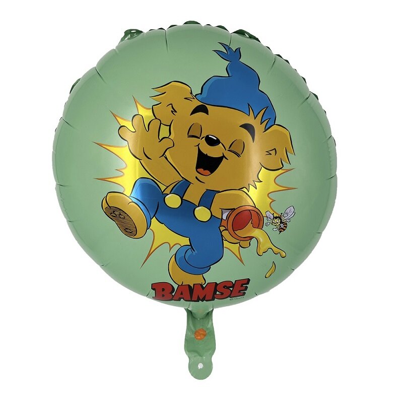 Bamse Folieballon Grøn 35 cm