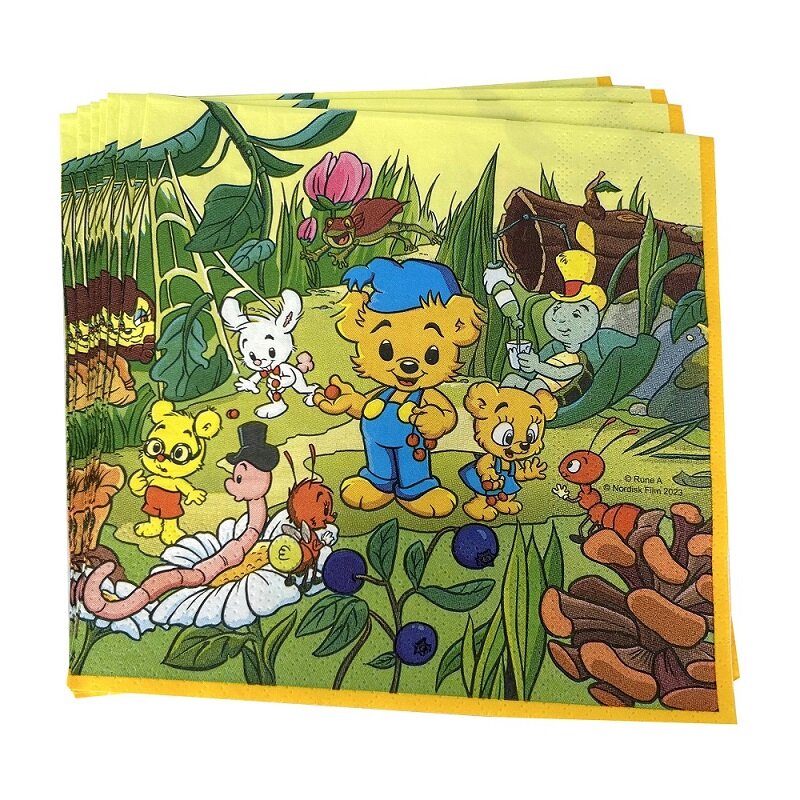 Bamse Servietter Natur 16 stk