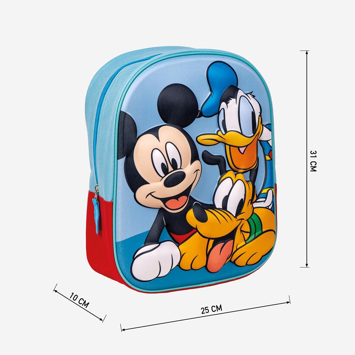 Rygsæk Mickey Mouse Børnestørrelse 3D
